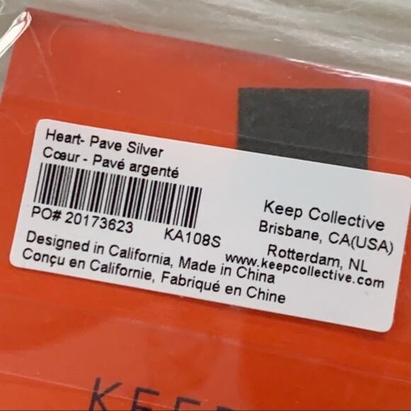 Keep Collective Pave Heart Charm New. - Picture 4 of 7